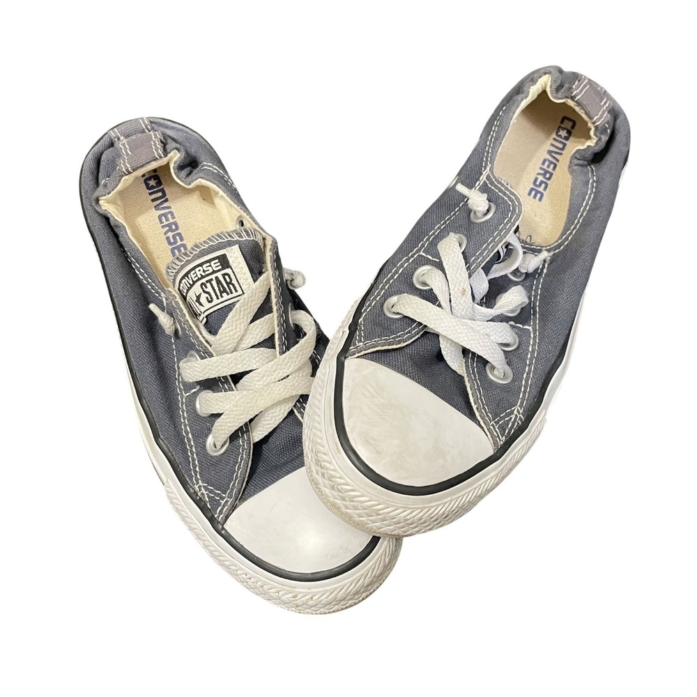 Converse Chuck Taylor All Star Shoreline Charcoal Grey Slip On 537080F Mens 5.5